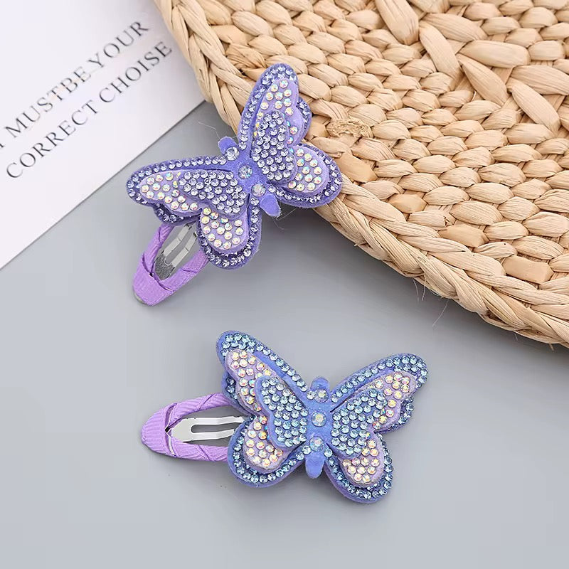 Diamond Butterfly Clip