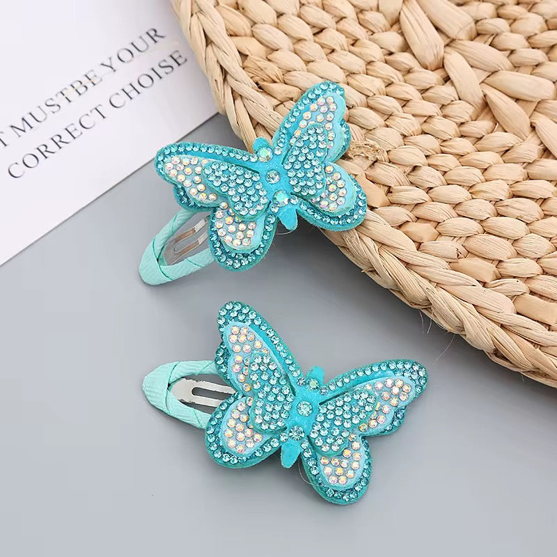 Diamond Butterfly Clip