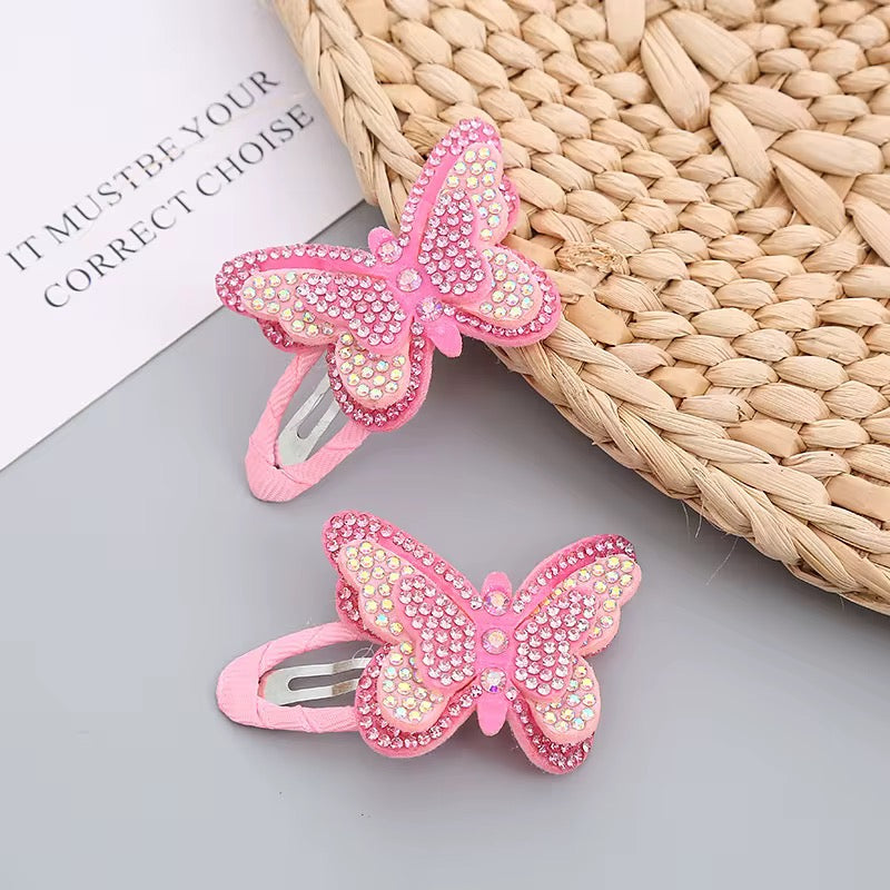 Diamond Butterfly Clip