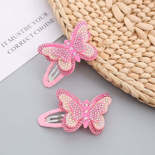 Diamond Butterfly Clip